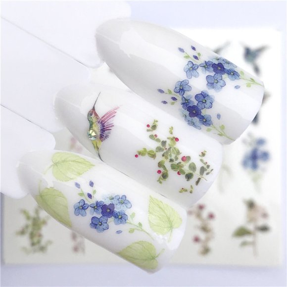 Other - 3/$15 Fingernail Art Nail Decals Waterslide Transfer Stickers